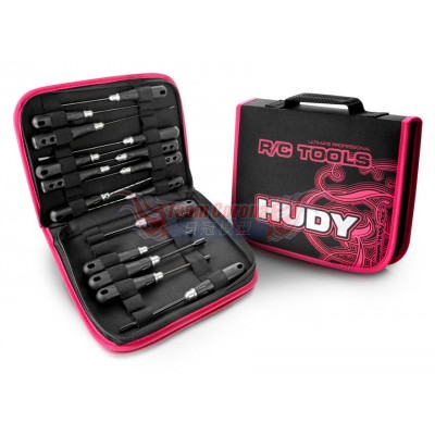 HUDY 190006 PT Set of Tools + Carrying Bag - for All Cars 